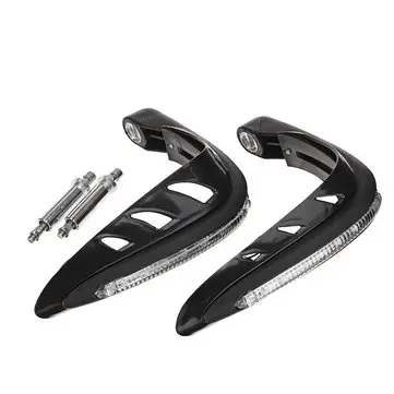 Pár motocyklových jantarových LED světel rukojeti pro Off Road ATV řídítka