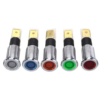 12V 10mm LED instrumentbræt advarselslampe