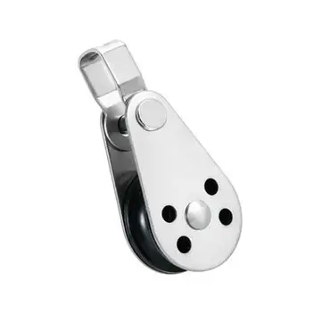 BSET MATEL Trinsblok Runner Kajak Bådtilbehør Kano Anker Trækkesnorssæt til 2mm til 8mm Reb