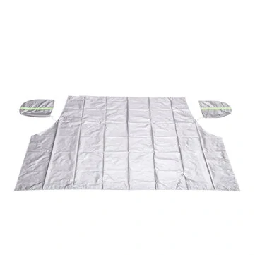 210x123,5x146 cm Magnetisk Bil Forrude Snedækkende Solskærm Isfrostbeskytter Grøn