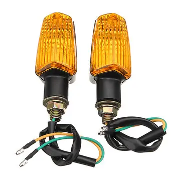 2 stk. Motorcykel Blinklys Lampe Indikator LED-lys Universal