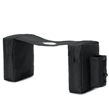 ATV Brændstoftank Sadeltasker Kvarcykel Motorcykel Sadeltaske Snemobilt Lommeopbevaring Sort