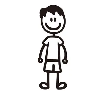 Familiemedlemmer Reflekterende Bilklistermærker Auto Lastbil Køretøj Motorcykel Decal