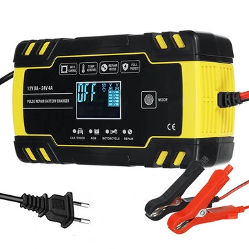 iMars 12V 24V 8A 4A Touch Screen Pulse Repair LCD Batterioplader til bilmotorcykel blysyre batteri AGM Gel Wet
