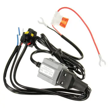 DC 12V 20A Motorcykel Xenon Lampe HID-controller Høj/Lav Lys Stabilisator Harnesstråling