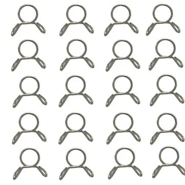 20 stk. 7 mm brændstofslange Rørklemme motorcykelbåd ATVs scooter