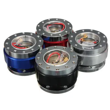 Universal Bil Auto Stålring Ratt Hurtig Frigørelsesnav Adapter Snap Off Boss Kit