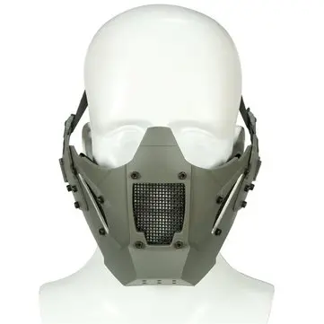 WoSporT MA-95 modul Anti-shock Taktisk Halvmaske Egnet til AF Hjelmridning