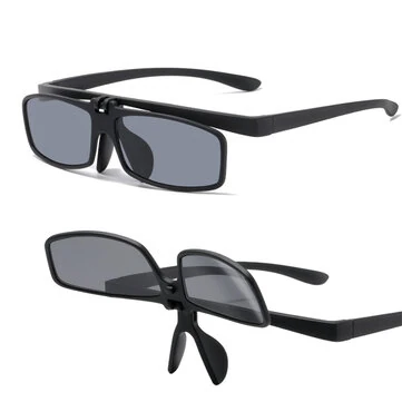 Flip Up polariserede solbriller til mænd og kvinder, mode, kørsel, fiskeri, UV400 beskyttelse, udendørs solbriller