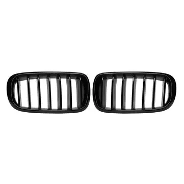 Et par bil blank sort frontgrill til BMW X5 F15 X6 F16 2014-2017