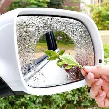 2 stk. HD Bil Bakspejl Regntæt Film Beskyttende Trim