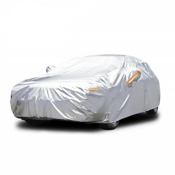 Audew 6 Lag Vandtæt All Weather Bilovertræk Sne Regn Sol Uv Støvbeskyttelse til Biler Indendørs Udendørs Passer til Fuldt Størrelse Sedan og SUV