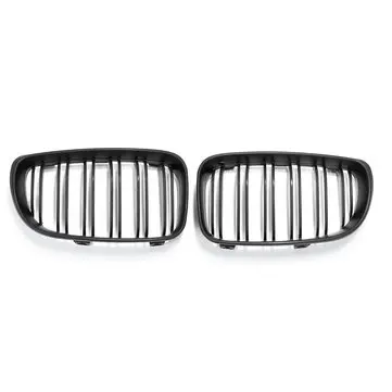 Mat Sort Frontkofangergrill Til BMW E87 1 Serie 08-13