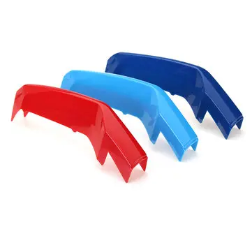 M Color bil Front Grill Lock Trim Klemme Moulding Trim Strip til BMW X2 F39 2018