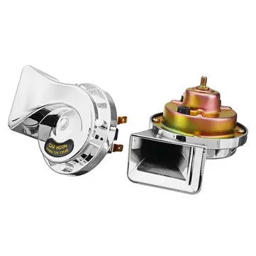 Par 12V 115dB Super Høj Bil Motorcykel Dual Tone Elektrisk Snegl Horn Universal
