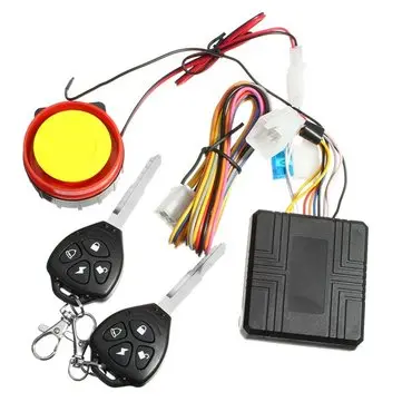 12V Motorcykel Anti Tyveri Alarm System Vibration Fjernbetjening Sikkerhed