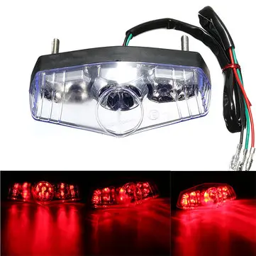 12V Universal LED Baglys Bremselys Stoplygte Pære Motorcykel ATV Cykel