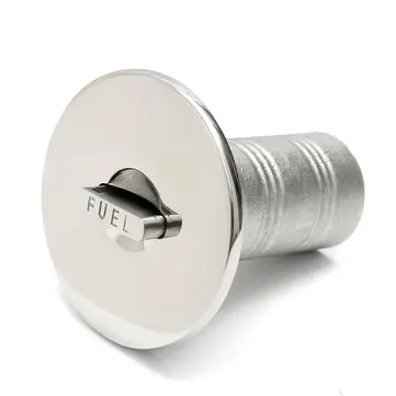 1-1/2" 50mm Nøglefri Båd Deck-fylder i rustfrit stål til marinebrændstofdækkel 5 typer