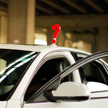 WenTongZi® 20cm Sød Solid Spørgsmålstegnstype Bil Tagpynt