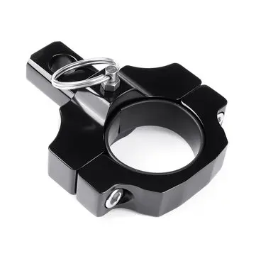 Hurtig frigivelse 1,75 tommer / 2 tommer lampehold ATV-monteringsbeslag Sort støbt aluminium