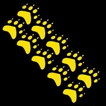 Fodaftryk Mode DIY Klistermærker Motorcykel Bil Klistermærke 21x8cm