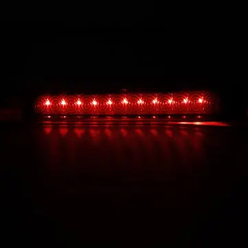 2 stk Sort Linse Højniveau LED Bremselys til VW T5/T6 Transporter Skydedør 7E0945097E 7E0945097H