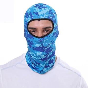 Unisex Polyester Camouflage Casual Udendørs Ridning Åndbar Vindtæt Solbeskyttelse Nakke Shield Ansigt Maske Beanie Huer