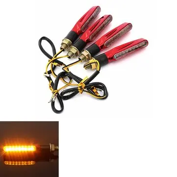 4 stk 9LEDs Universal Motorcykel Blinklys Lys