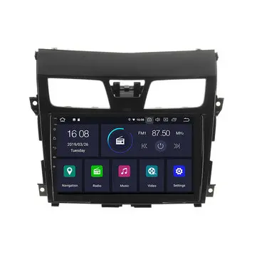 YUEHOO 10,1 tommer 2 DIN til Android 9,0 bilradio 4+32G 8 Core MP5-afspiller GPS WIFI 4G FM AM RDS Radio for Nissan Altima Teana 2013-2018