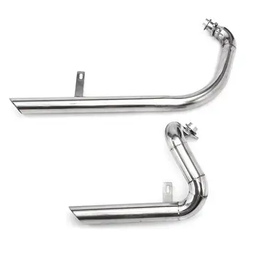 Skævt skåret rør udstødning lyddæmpersystem med lyddæmper til Yamaha Virago V star XV125