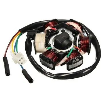 6 Pole Generator Spole Magneto Stator Plade GY6 110 125cc ATV PIT DIRT Quad Bike