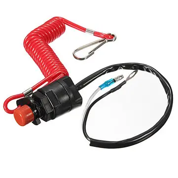 Quad Pit ATV Dirt Bike Dræbestopknap med Sikkerhedsbånd