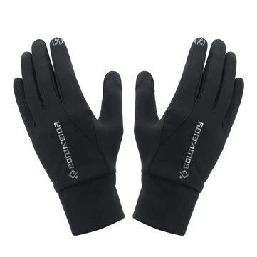 Berøringsskærmshandsker til motorcykel scooter, vandtætte vinterhandsker med fleecefór