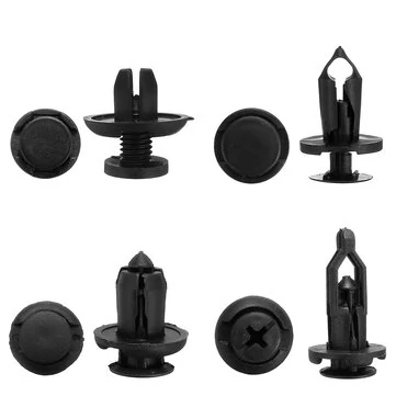 40 stk. tryknitrivit stødfanger fenderholder fastgørelse stødfanger mudderflaps klipsæt