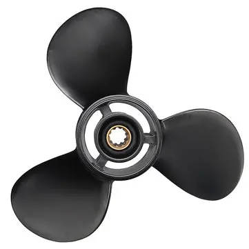 9,9 x 11 Marine Aluminium Udblæsningspropeller til Mercury Tohatsu Nissan 25-30HK