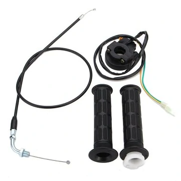 Håndtag Gashåndtag Gaskabel Dræberknap til 49cc-80cc Motoriseret Cykel Skubcykel