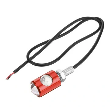 12V Motorcykel LED Nummerplade Dekorationslys Bagstoplys Bremseindikator Hjemmelavet Advarselslampe