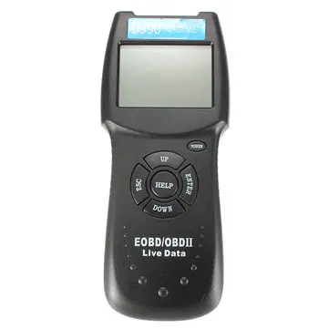 Universal D990 OBD2 Auto Motorfejl Diagnostisk Scanner Kodelistelser