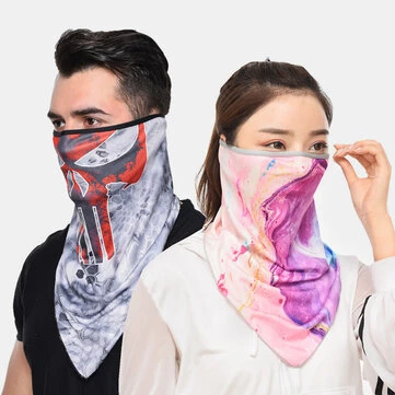 Hurtigtørrende Åndbar Ridning Fiskeri Vindtæt Solcreme Tørklæde Bandana Balaclava Nakkedækker Nakkerør UV-Resistent Hurtigtørrende Letvægtsmaterialer Cykling Polyester Voksne