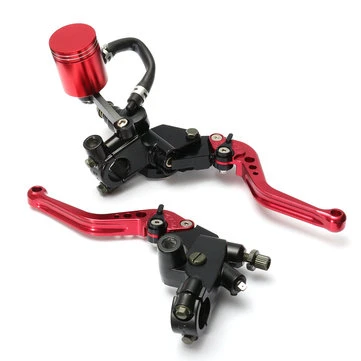 22mm 7/8 Inch Handlebar 16mm Bore Motorcycle Brake Clutch Master Cylinder Lever Reservoir