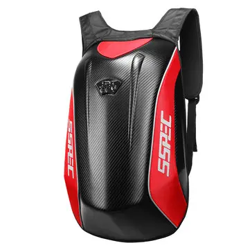 Motorcykelhjelm Rygsæk Motocross Ridning Racing Opbevaringspose Carbon Fiber