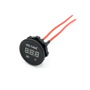 Biler Motorcykel DC 12V til 24V LED Digital Voltmeter
