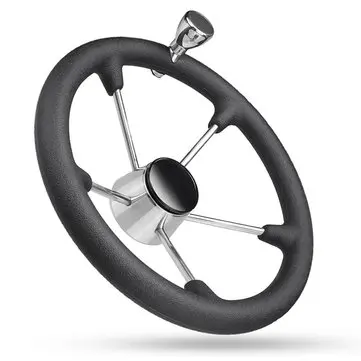 Stainless Steel 5 Spoke Foam Grip Knob Rat Destroyer Til Marine Båd