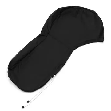 600D Sort Båd Fuld Påhængsmotor Overtræk Passer til 20 til 30HK Motor Vandtæt