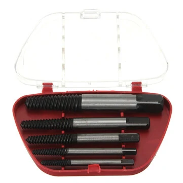 5 stk., beskadiget mutter skrueudtrækker sæt, Bit Bolt Stud-fjernerværktøjssæt 3MM-18MM