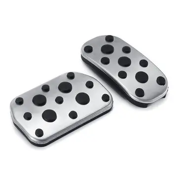 2 stk Aluminiumslegering Bil Interiør Bremse Gaspedalen Dæksel Trim Pad til Toyota CHR 2018-2019