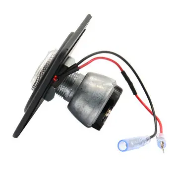 Universal Bil Båd LED Tændingskontakt Panel Motorstart 2-Position