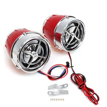 3 tommer 12V Motorcykel MP3-afspiller Højttalere APP-kontrol Alarmer FM-radio Med bluetooth-funktion