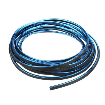 5m Bil Interiør Moulding Trim Strip Indsæt Type Fleksibel Dekoration Instrumentbræt Dør Kantstreg