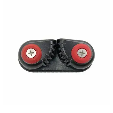 BSET MATEL Sort Anodiseret Aluminium Kamklemme Marinbåt Kamklemmer Matic Fortøjningsrulle Marin Sejlads Sejlbåd Kajak Kano Dinghy Tilbehør